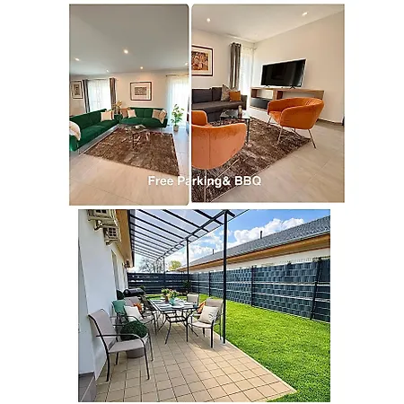 Local-lux Garden Residence-12guests-140m2-free Parking Kecskemet